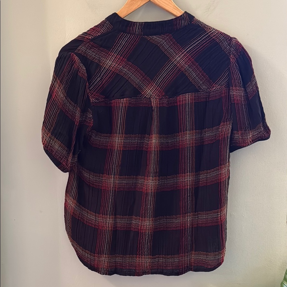 Cloth & Stone Short Sleeve Blouse - XS - Picture 4 of 4
